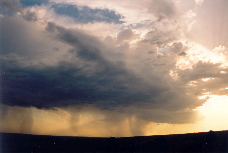 cumulonimbus thunderstorm_base : Parrots Nest, NSW   26 September 2003