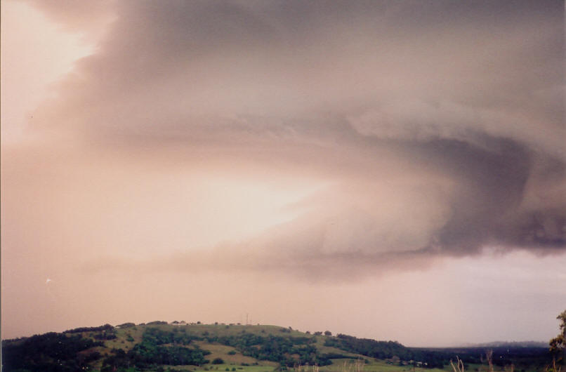 cumulonimbus thunderstorm_base : Meerschaum, NSW   20 October 2003