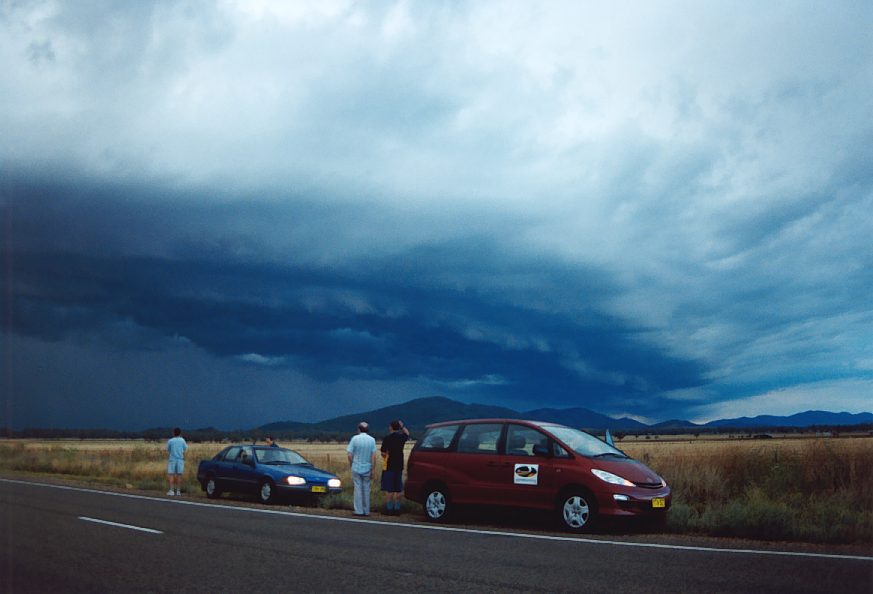 cumulonimbus supercell_thunderstorm : E of Mullaley, NSW   22 November 2003