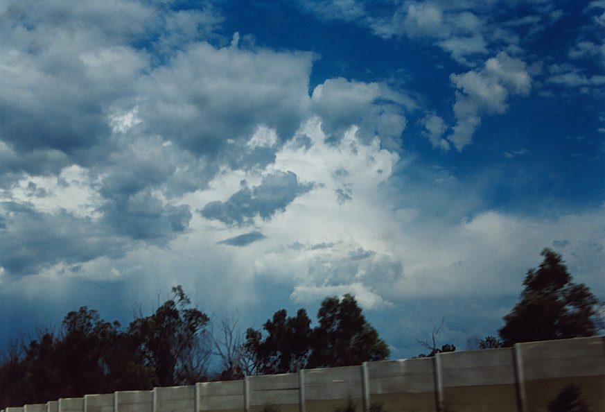 thunderstorm cumulonimbus_incus : near Lapstone, NSW   30 November 2003