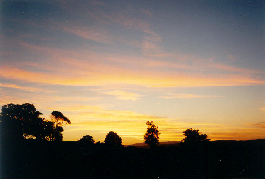 sunset sunset_pictures : McLeans Ridges, NSW   2 May 2004