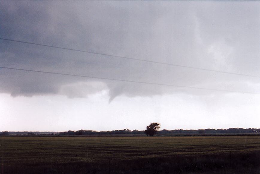 tornadoes funnel_tornado_waterspout : Sharon, Kansas, USA   12 May 2004