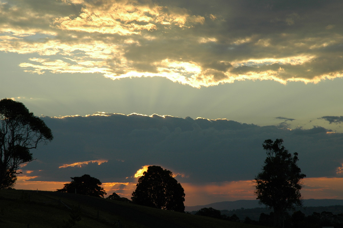 sunset sunset_pictures : McLeans Ridges, NSW   26 August 2004