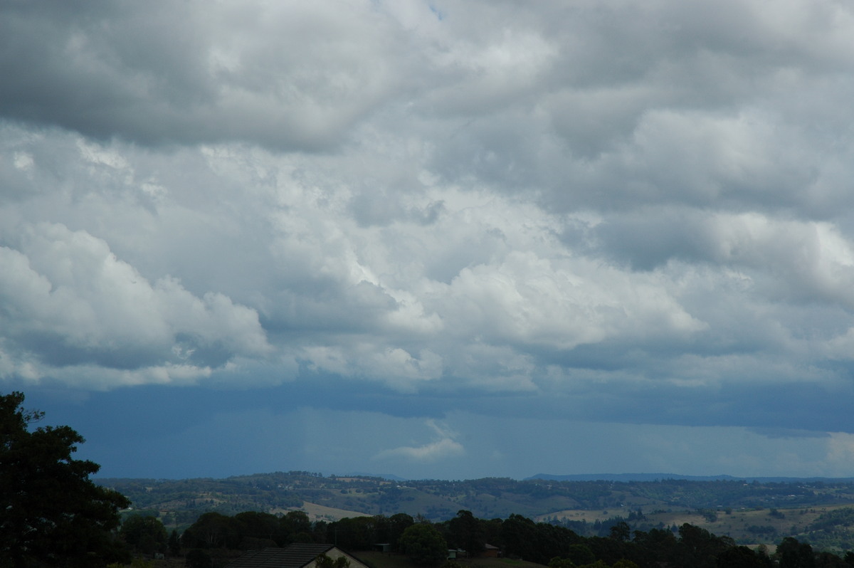 cumulonimbus thunderstorm_base : McLeans Ridges, NSW   21 October 2004