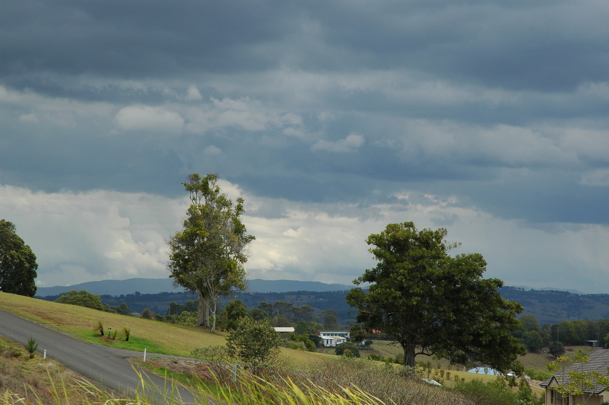 cumulonimbus thunderstorm_base : McLeans Ridges, NSW   21 October 2004