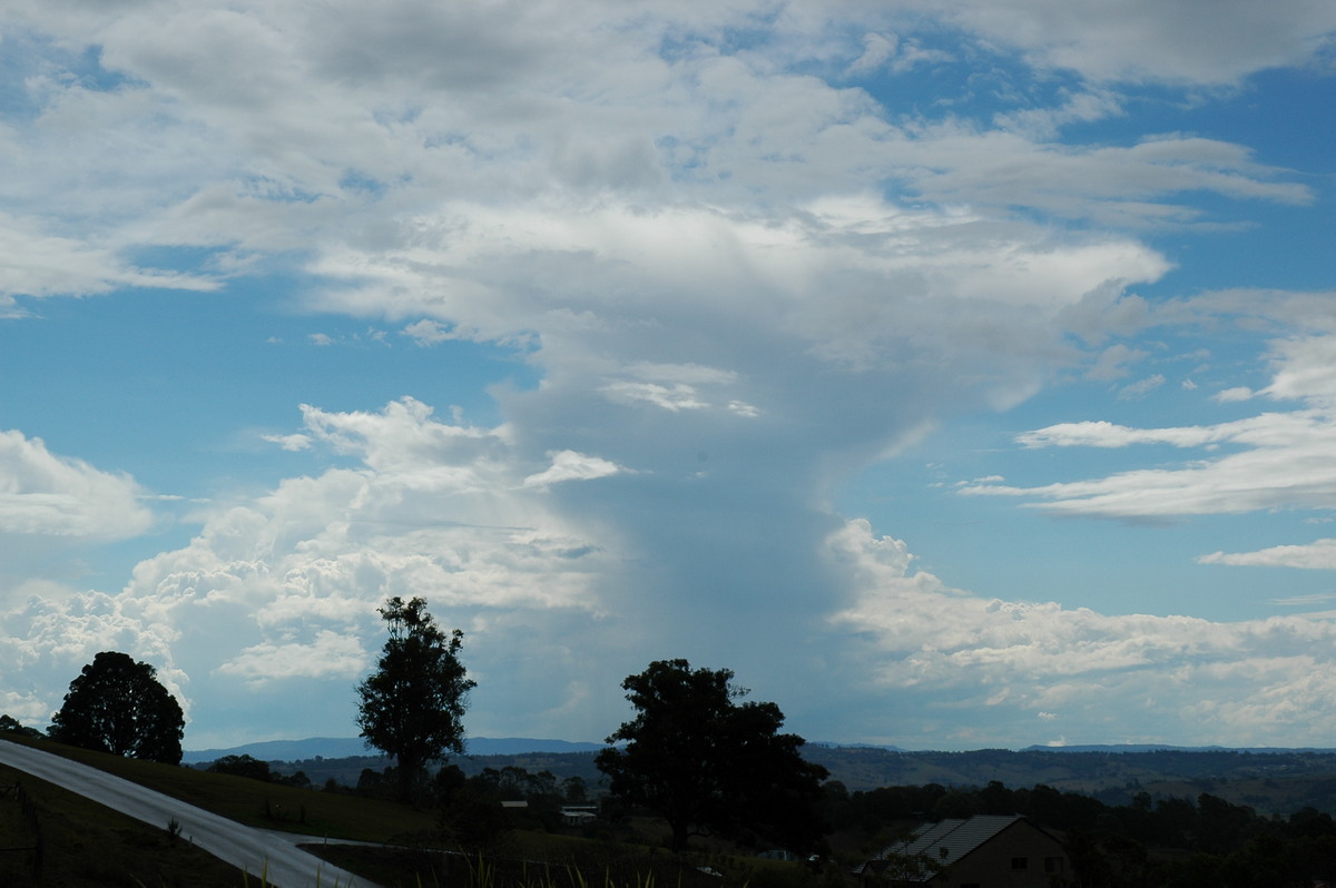 thunderstorm cumulonimbus_incus : McLeans Ridges, NSW   21 October 2004