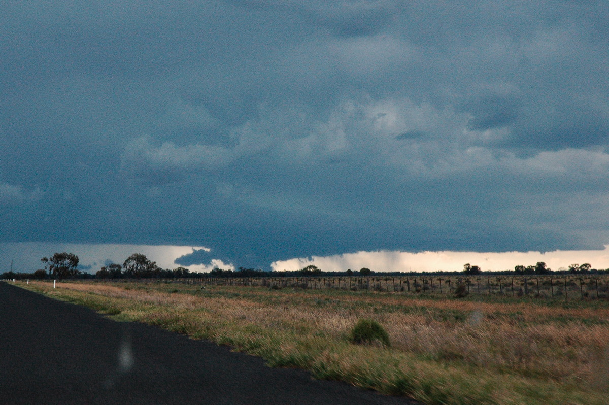 cumulonimbus supercell_thunderstorm : E of Quambone, NSW   7 December 2004