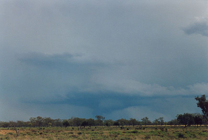 wallcloud thunderstorm_wall_cloud : 40km SW of Walgett, NSW   8 December 2004