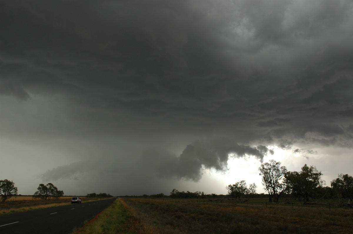 wallcloud thunderstorm_wall_cloud : W of Walgett, NSW   8 December 2004