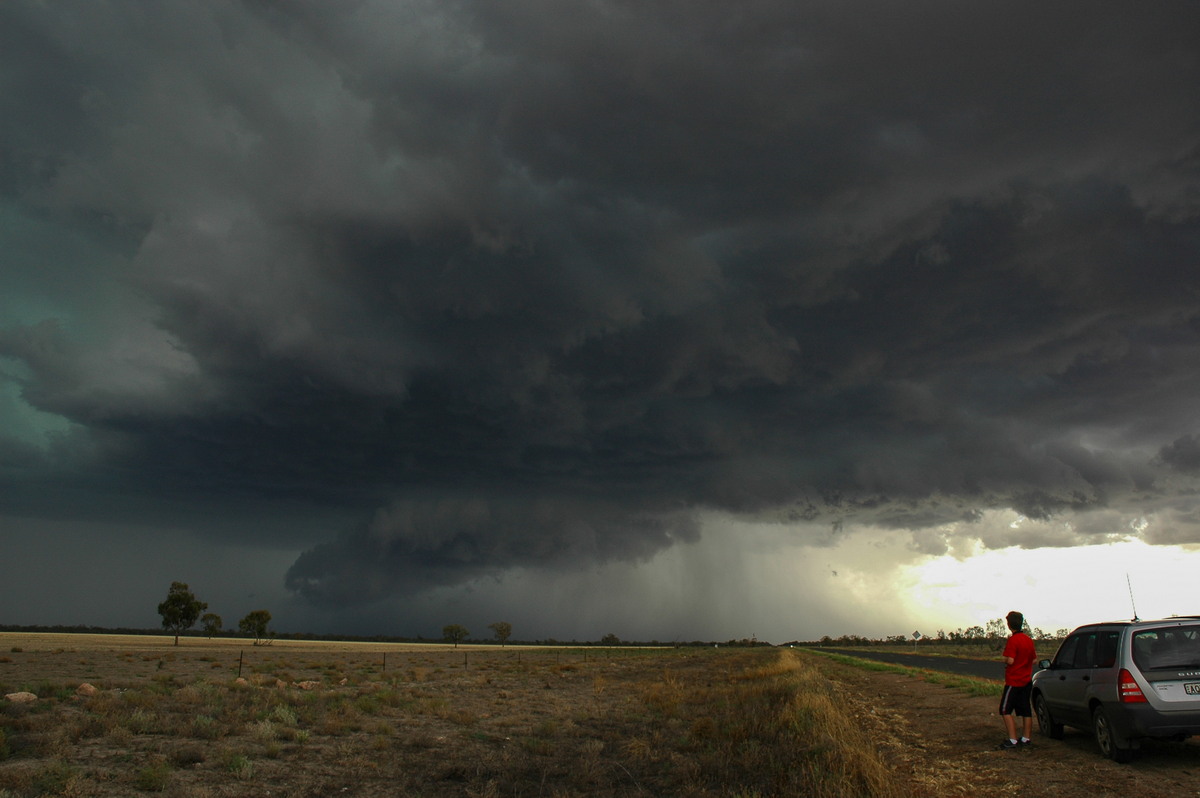 wallcloud thunderstorm_wall_cloud : W of Walgett, NSW   8 December 2004