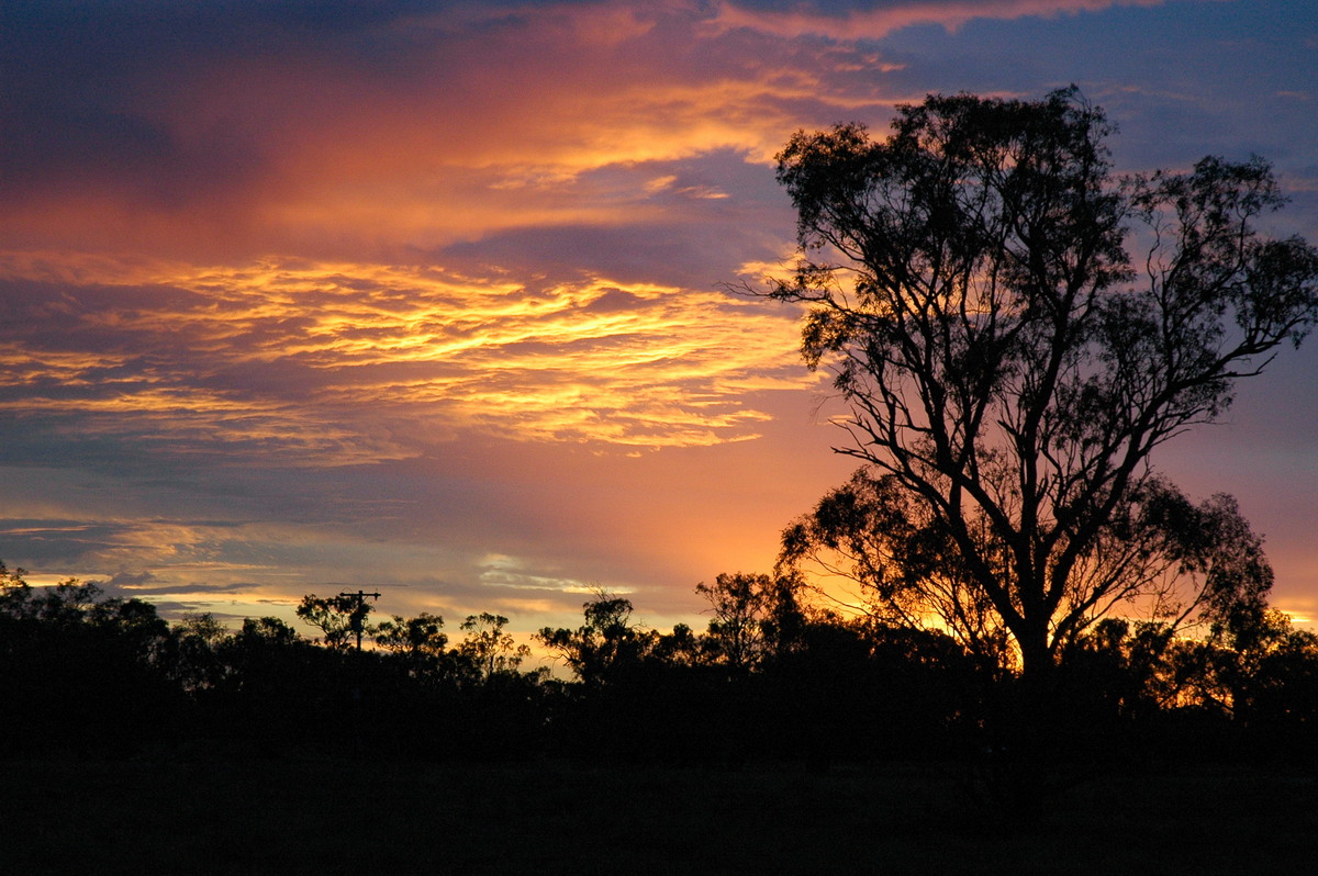 sunset sunset_pictures : Quambone, NSW   9 December 2004