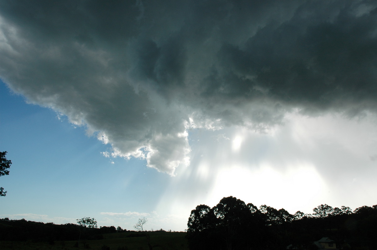 cumulonimbus thunderstorm_base : Bangalow, NSW   13 December 2004