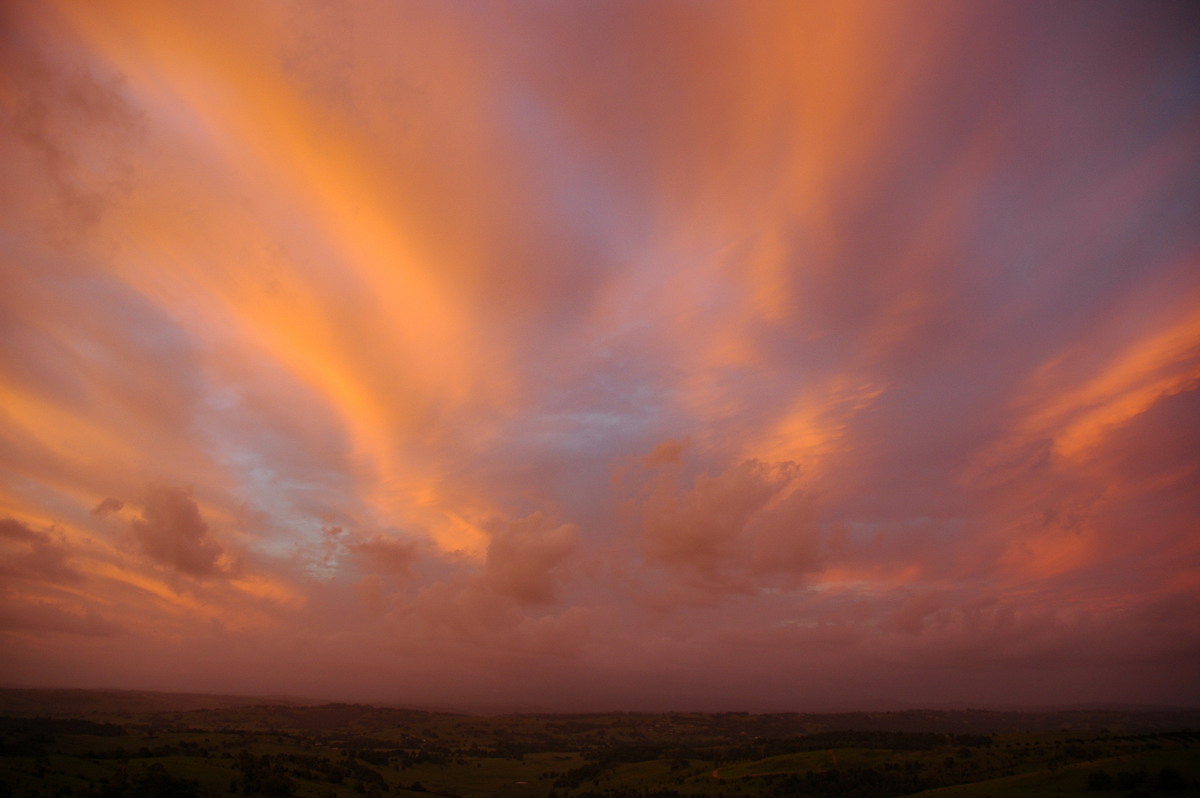 sunset sunset_pictures : McLeans Ridges, NSW   7 January 2005