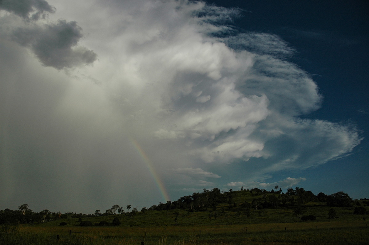 anvil thunderstorm_anvils : Lismore, NSW   21 January 2005