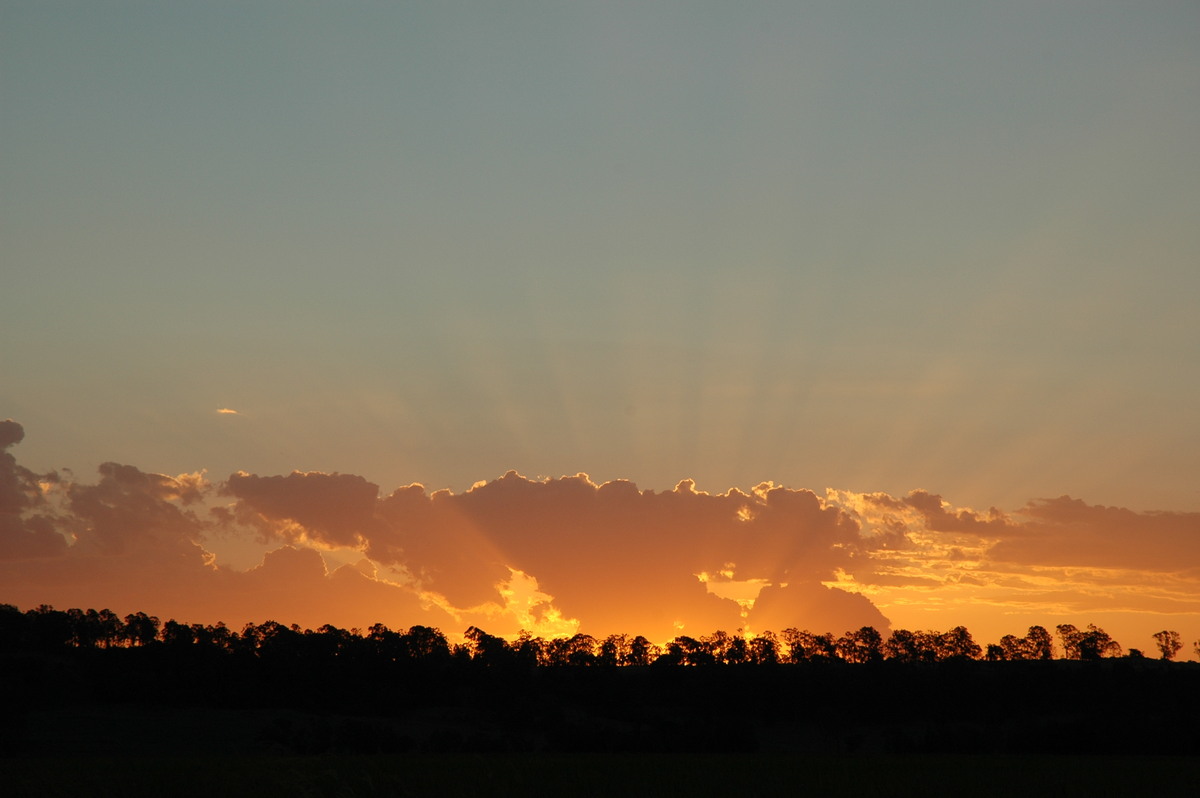 sunset sunset_pictures : near Coraki, NSW   21 January 2005