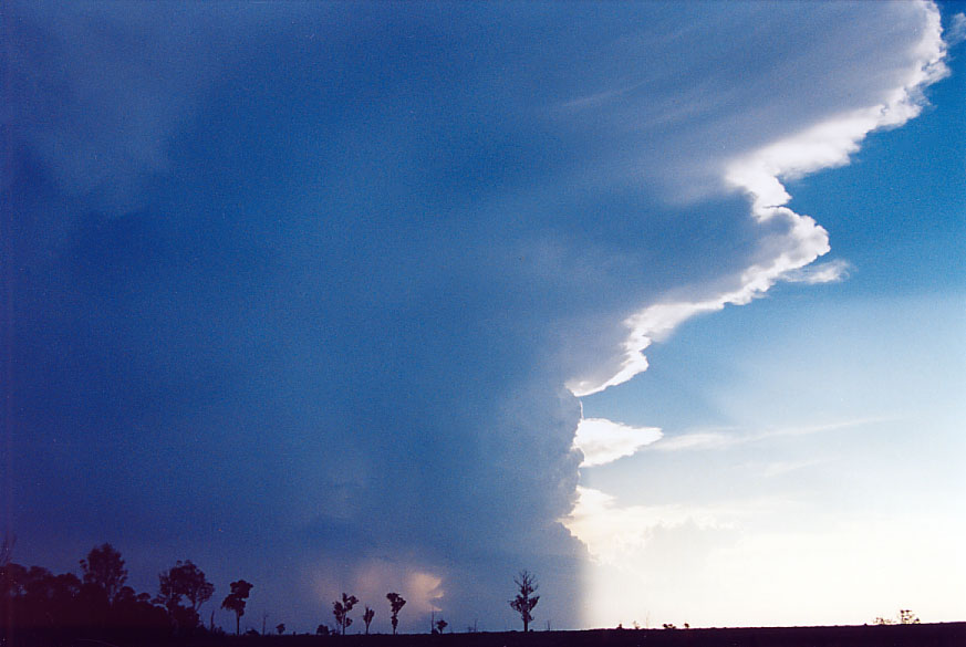 anvil thunderstorm_anvils : Penrith, NSW   1 February 2005