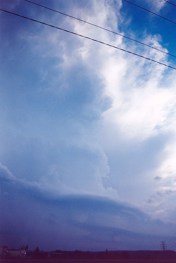 cumulonimbus supercell_thunderstorm : Penrith, NSW   1 February 2005