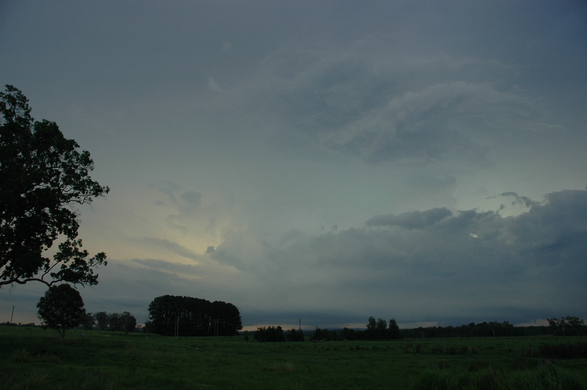 cumulonimbus thunderstorm_base : Whiporie, NSW   2 February 2005