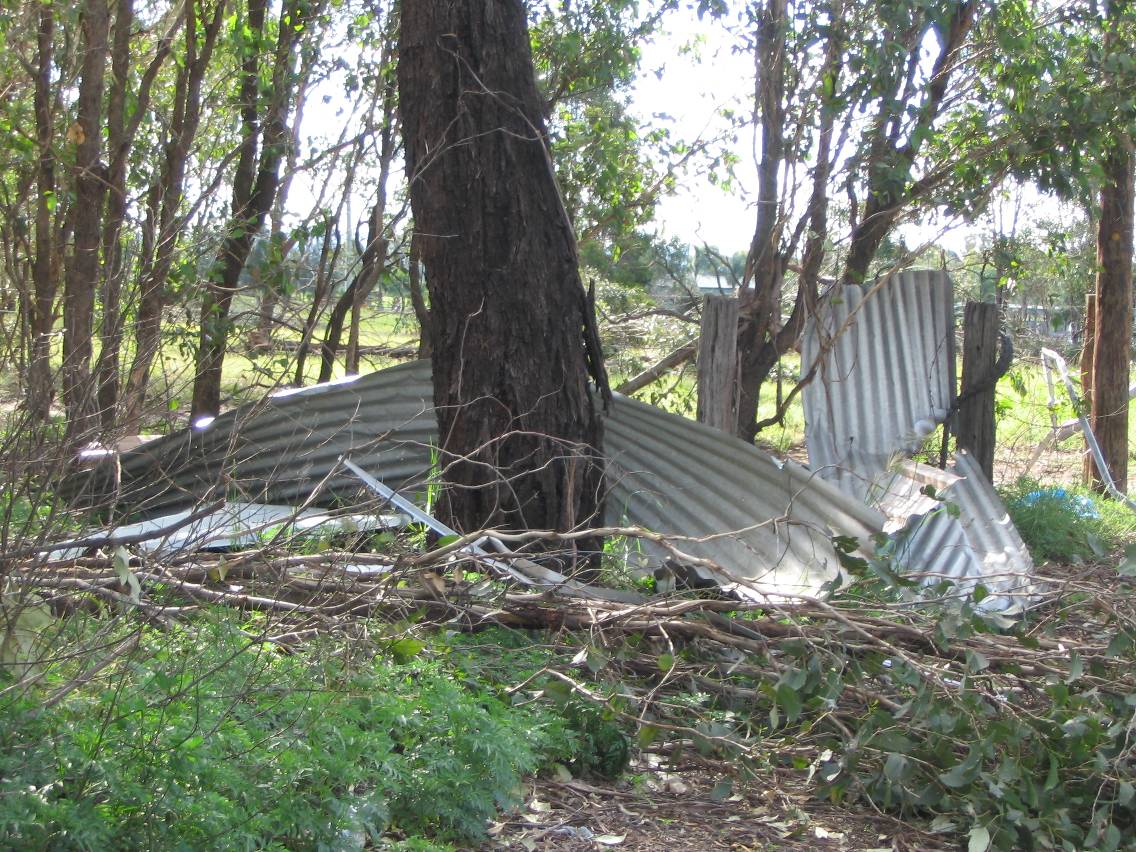 disasters storm_damage : Marsden Park, NSW   5 February 2005