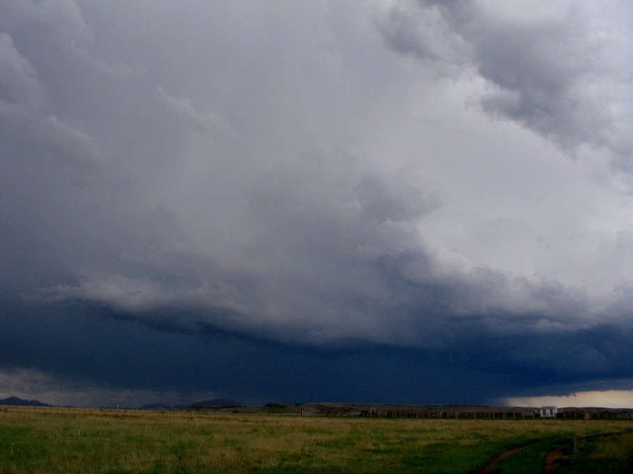 cumulonimbus thunderstorm_base : near Grenville, New Mexico, USA   29 May 2005