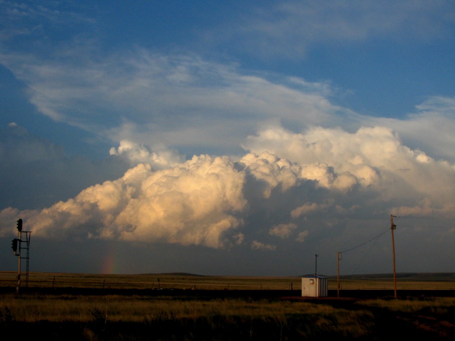 rainbow rainbow_pictures : SE of Des Moines, New Mexico, USA   30 May 2005
