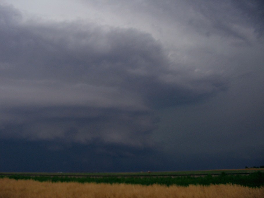 cumulonimbus thunderstorm_base : near Nazareth, Texas, USA   31 May 2005