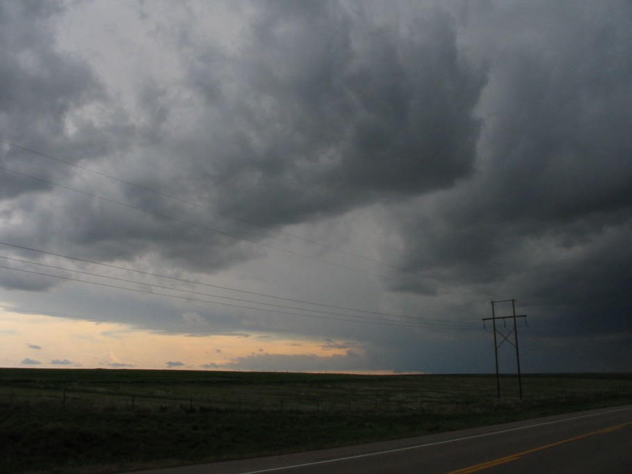 cumulonimbus thunderstorm_base : near Lindon, Colorado, USA   2 June 2005