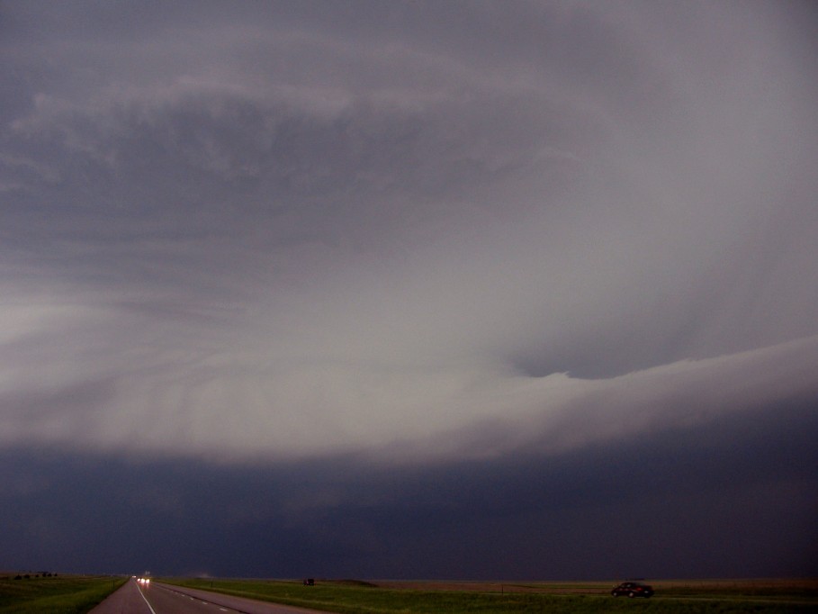 inflowband thunderstorm_inflow_band : I-70 near Flagler, Colorado, USA   2 June 2005