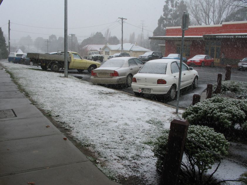 snow snow_pictures : Oberon, NSW   10 August 2005