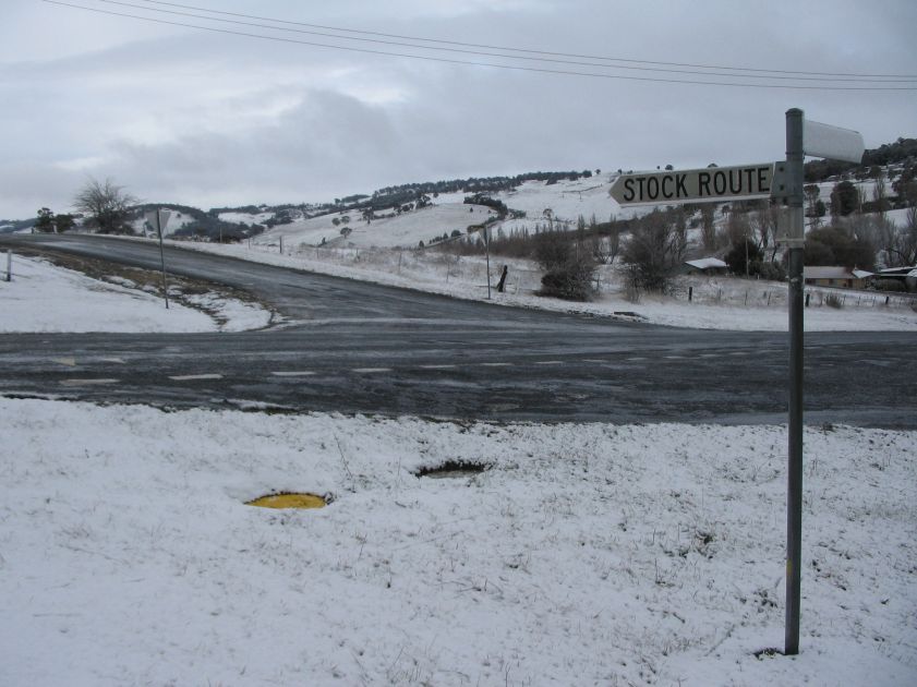 snow snow_pictures : Oberon, NSW   10 August 2005