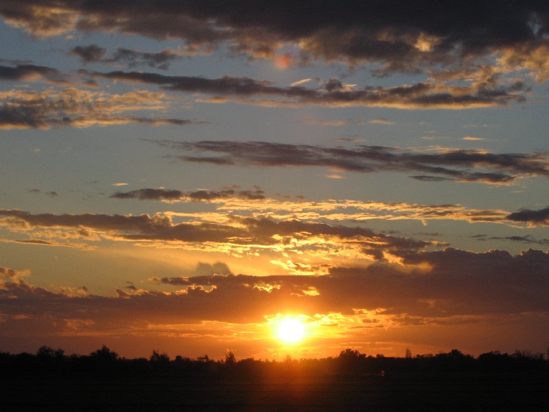 sunset sunset_pictures : NW of Griffith, NSW   9 September 2005