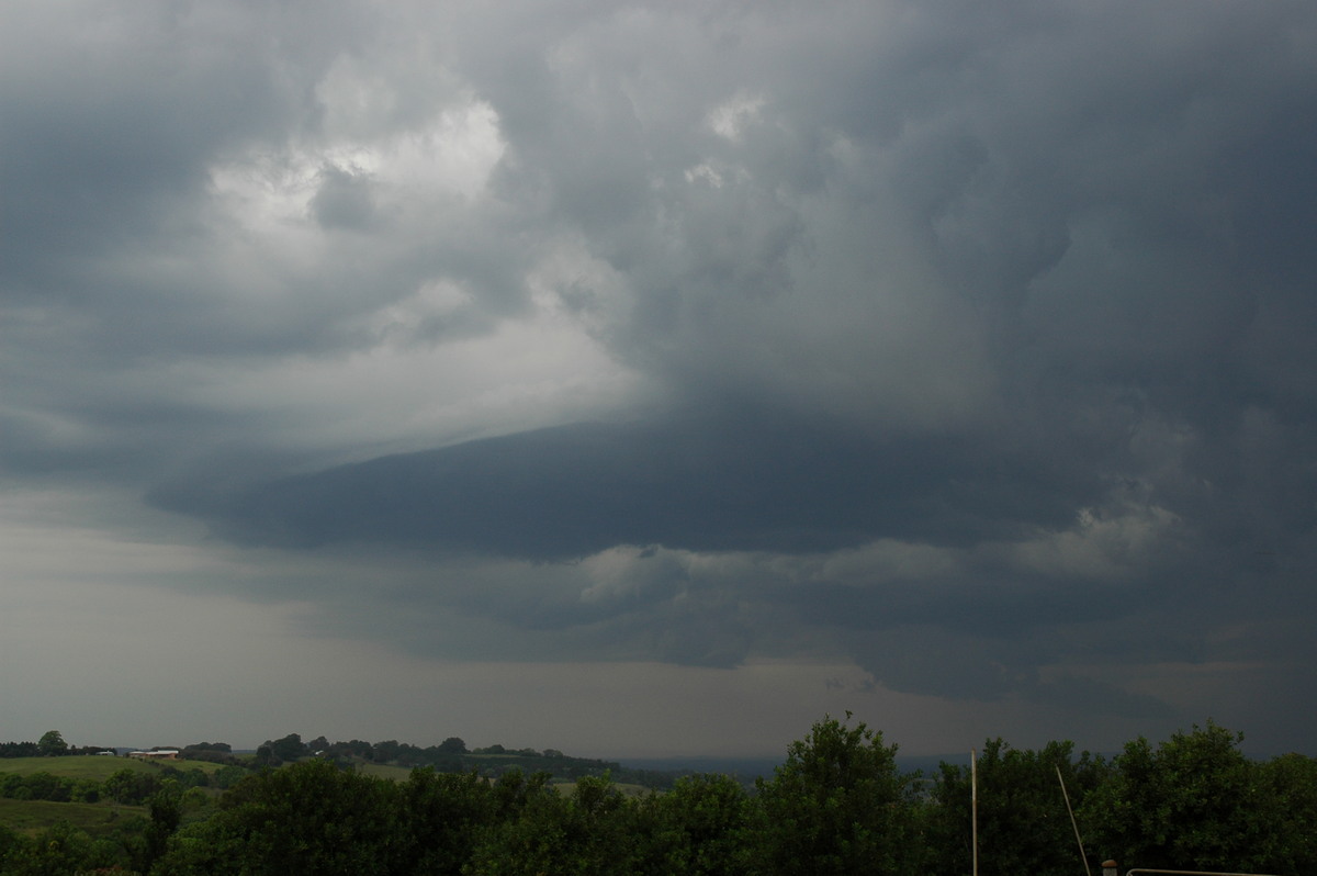 cumulonimbus thunderstorm_base : Tregeagle, NSW   26 September 2005