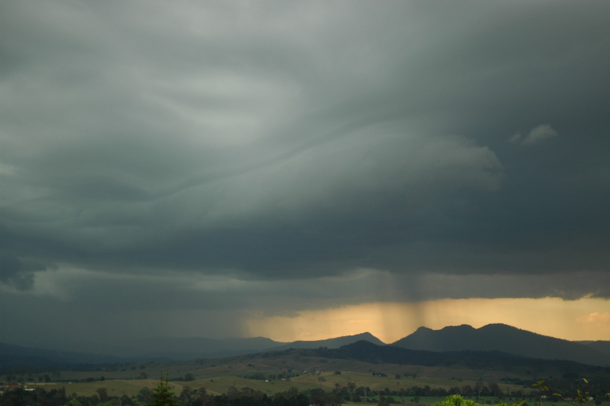 raincascade precipitation_cascade : Kyogle, NSW   27 September 2005