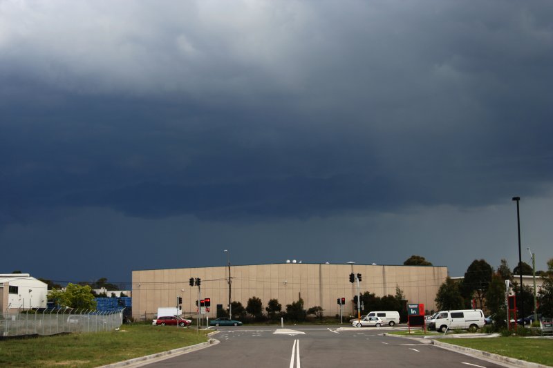 cumulonimbus thunderstorm_base : Bankstown Airport, NSW   22 October 2005