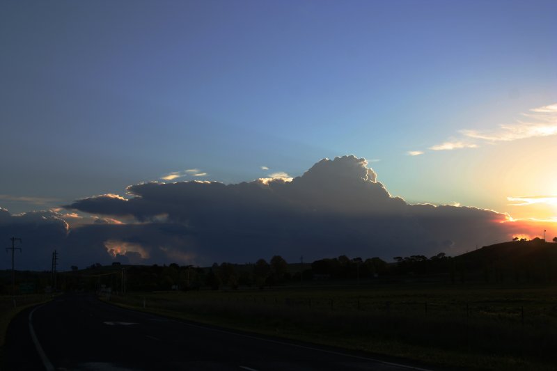 thunderstorm cumulonimbus_calvus : Blaney, NSW   24 October 2005