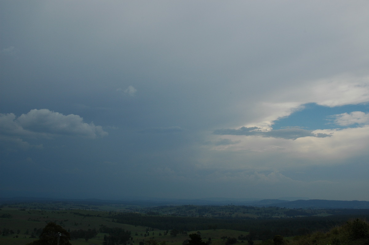 anvil thunderstorm_anvils : Mallanganee NSW   24 October 2005