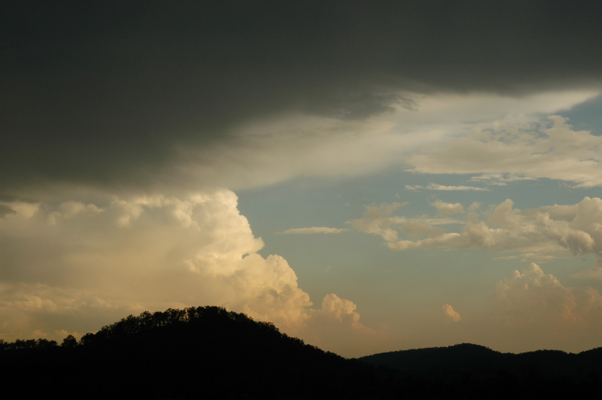 thunderstorm cumulonimbus_incus : Mallanganee NSW   24 October 2005