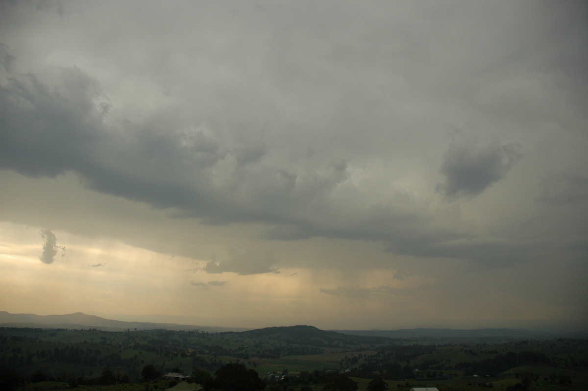 cumulonimbus thunderstorm_base : Mallanganee NSW   24 October 2005