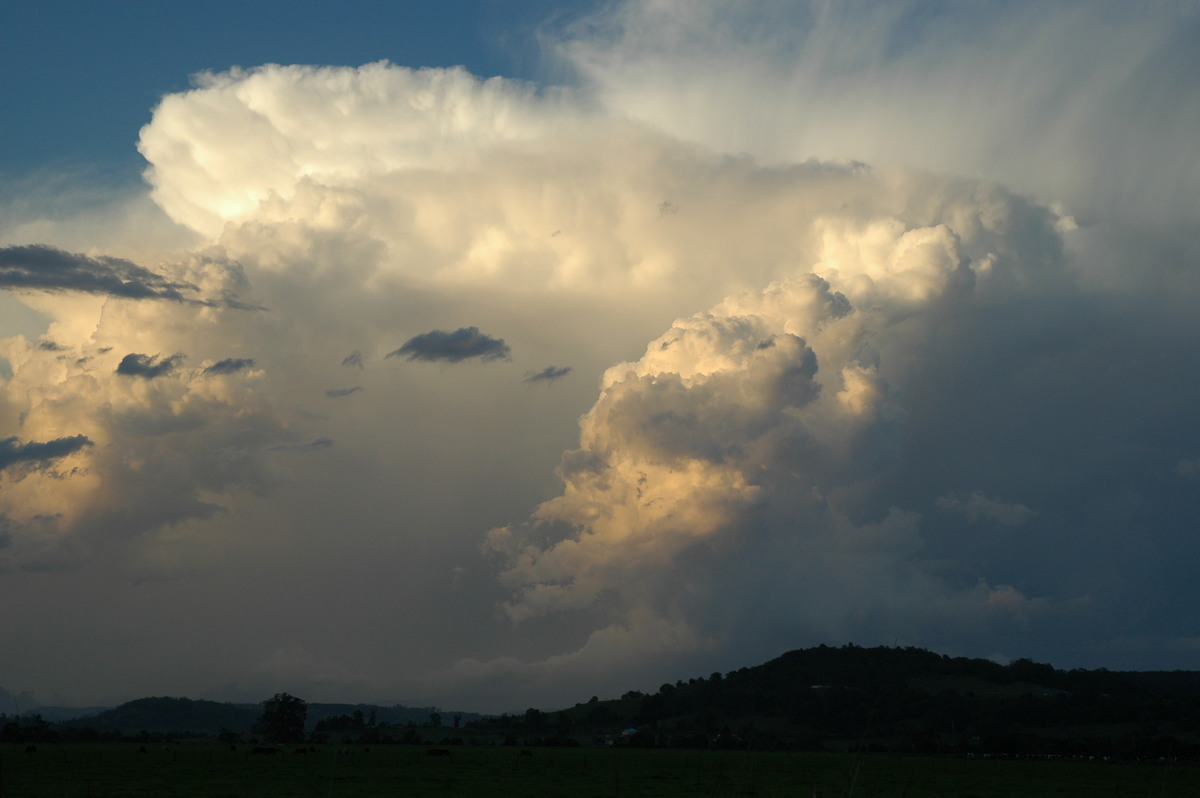 thunderstorm cumulonimbus_incus : Kyogle, NSW   25 October 2005