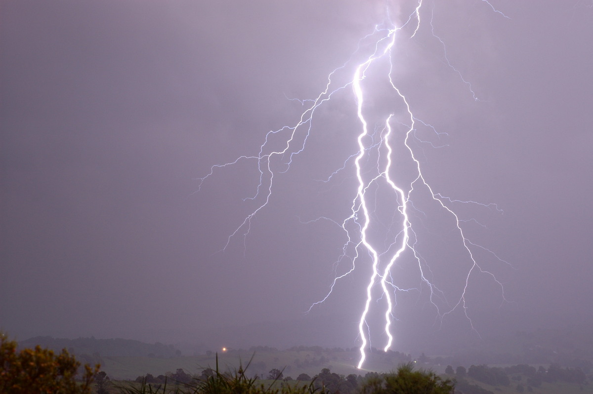 lightning lightning_bolts : McLeans Ridges, NSW   27 October 2005