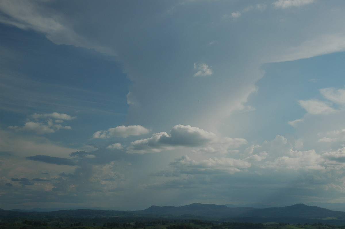 thunderstorm cumulonimbus_incus : Mallanganee NSW   9 November 2005