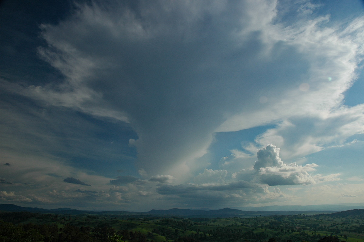 anvil thunderstorm_anvils : Mallanganee NSW   9 November 2005