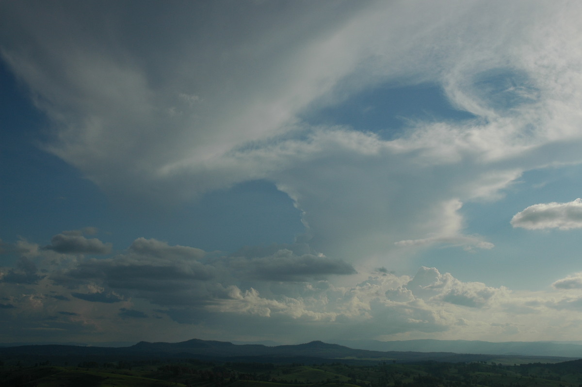 anvil thunderstorm_anvils : Mallanganee NSW   9 November 2005