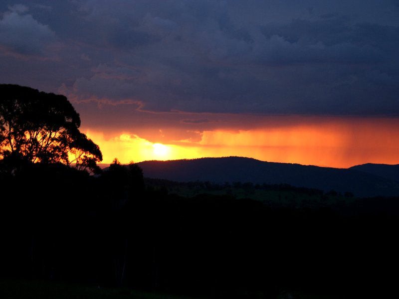 sunset sunset_pictures : Mt Lambie, NSW   22 November 2005