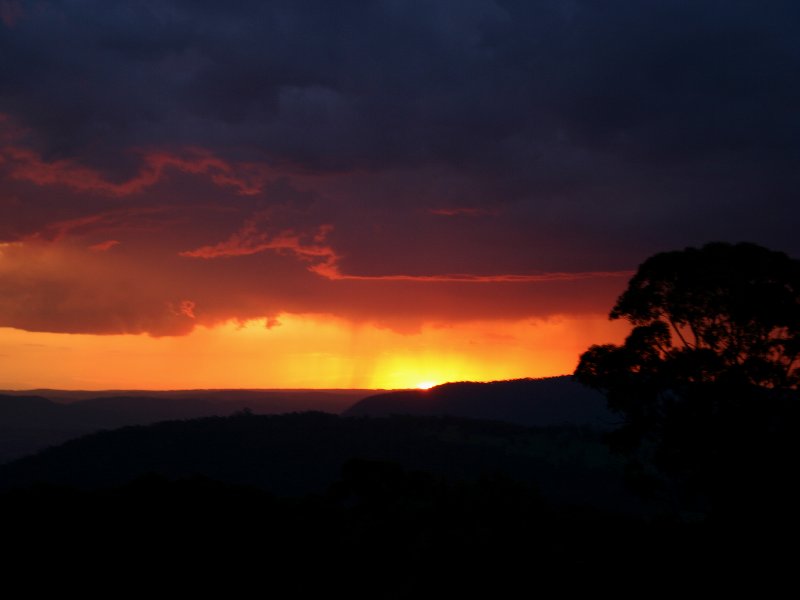 sunset sunset_pictures : Mt Lambie, NSW   22 November 2005