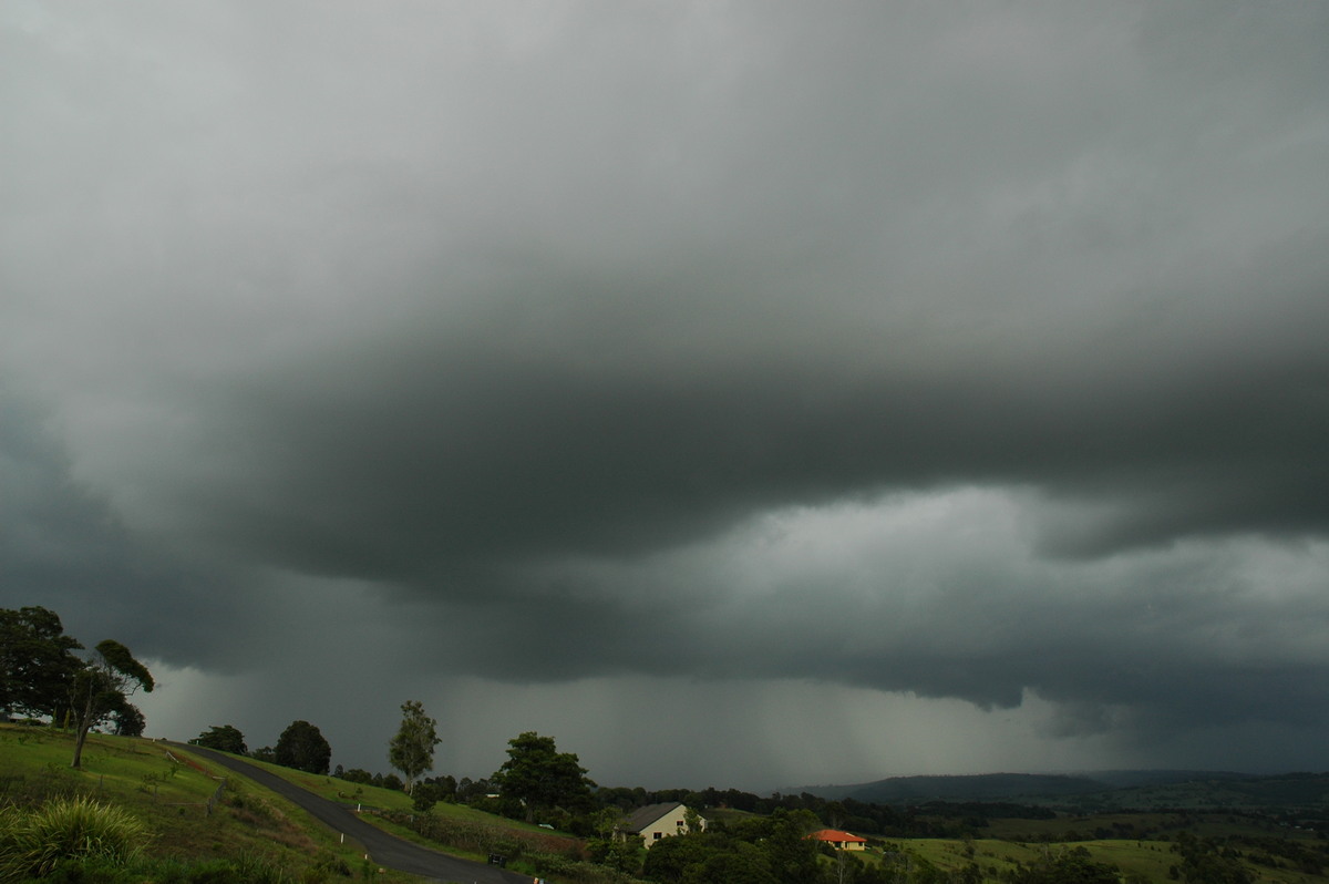 cumulonimbus thunderstorm_base : McLeans Ridges, NSW   23 November 2005