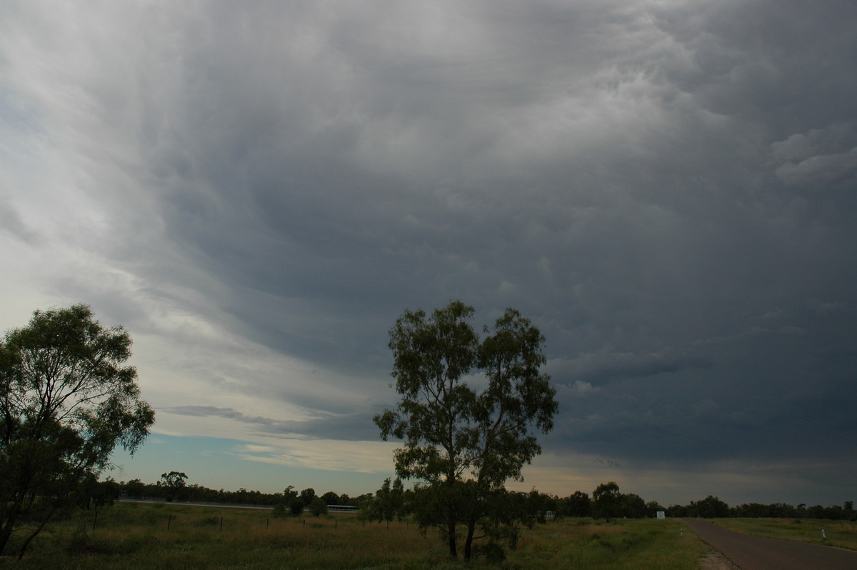 anvil thunderstorm_anvils : Collarenabri, NSW   26 November 2005