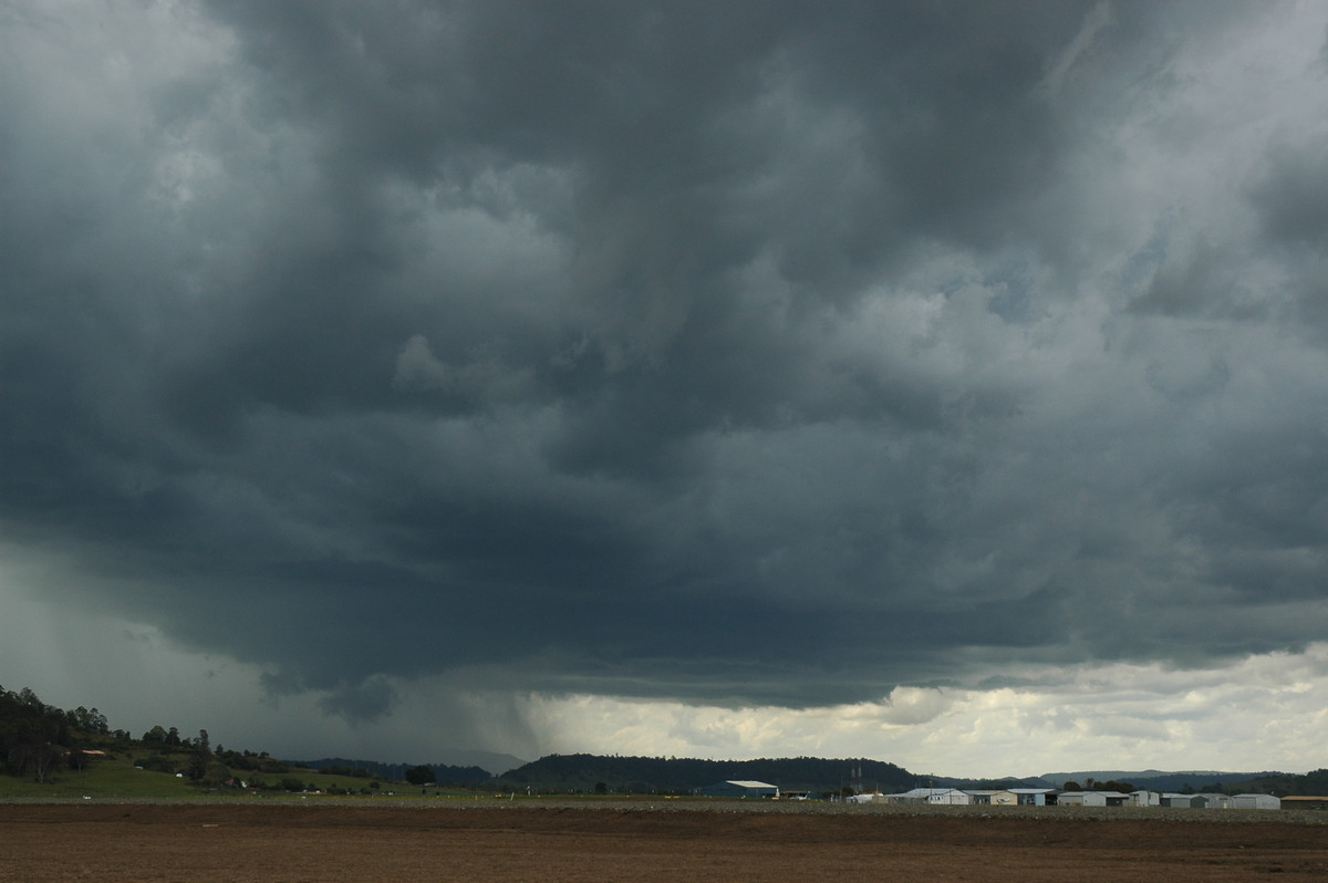 cumulonimbus thunderstorm_base : Lismore, NSW   29 November 2005