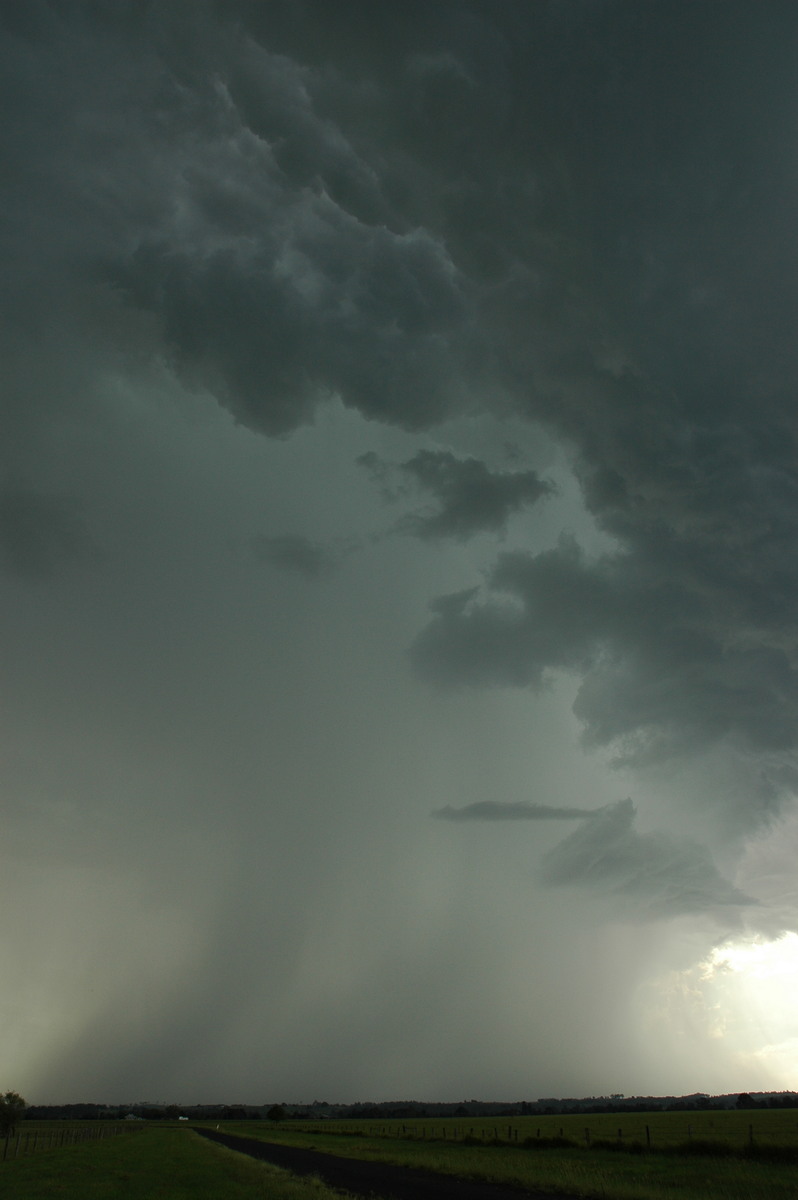 cumulonimbus thunderstorm_base : near Casino, NSW   13 December 2005