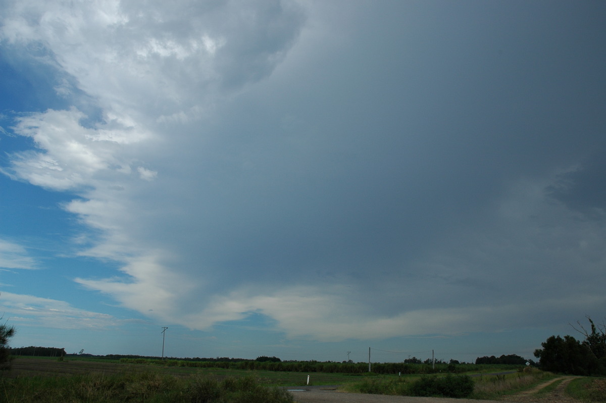 anvil thunderstorm_anvils : W of Broadwater, NSW   17 December 2005